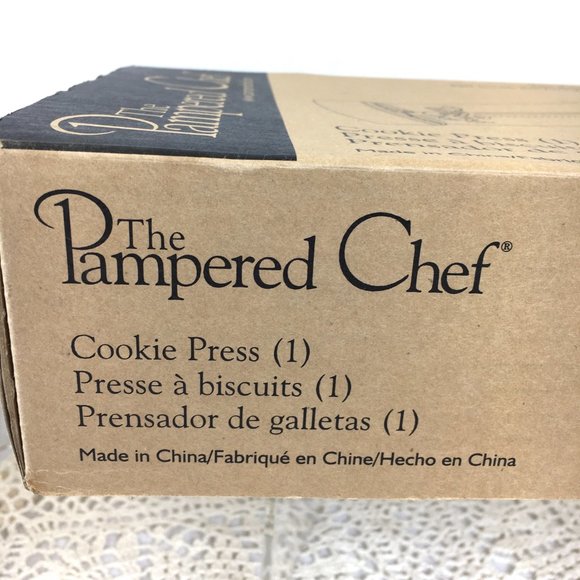 PAMPERED CHEF Retired Cookie Press #1525 EUC - Picture 3 of 10
